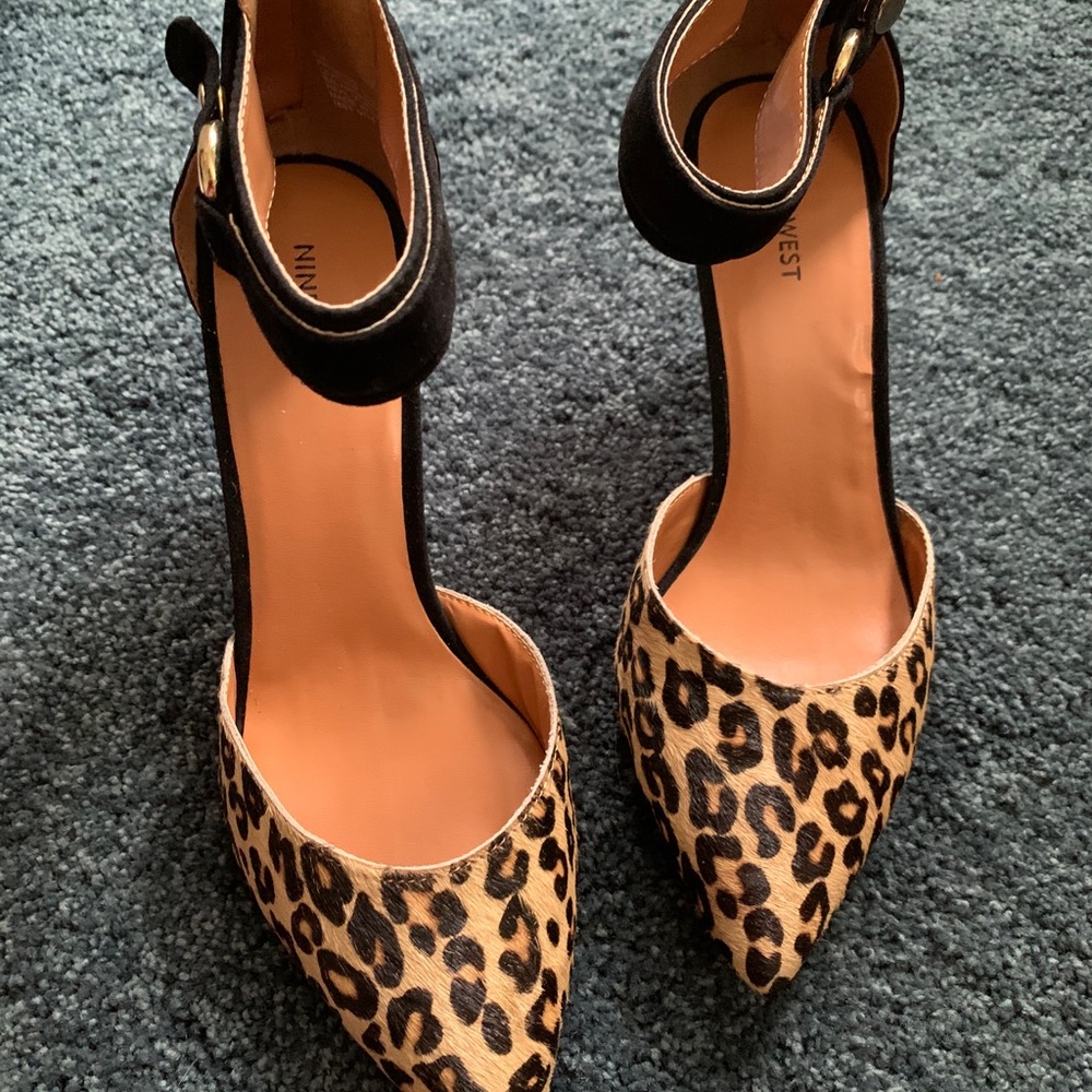 Cheetah print high heel